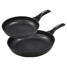 Kitchen-Art Cello 大理石塗層平底鍋Y款 2件組, 1套, 平底鍋 20cm + 平底鍋 28cm, 混合色