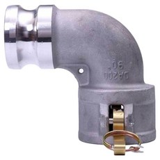 원커플링 캄록카플링 AL 알루미늄 90도 엘보 50A, 1개