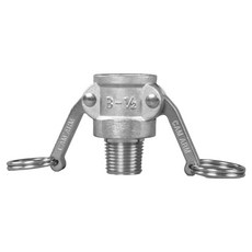 單件聯軸器 凸輪鎖快速接頭 不鏽鋼 SUS B型 15A, 1個