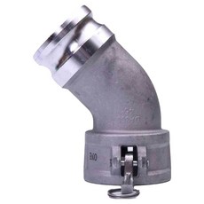 Won Coupling 凸輪鎖接頭 AL 鋁製 45度彎頭 80A, 1個