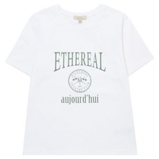 PLASTIC ISLAND 女款絲光感字母T恤 PQ7CH361