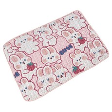 데이소이 고양이 큐티 보들 사계절 방석 매트, 01 래빗, 1개