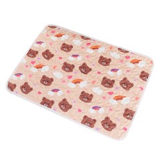 데이소이 고양이 러블리 사계절 방석 매트, 01 무지개 베어, 1개