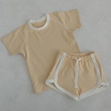 PEEKABOO 兒童果汁防曬泳衣上衣下身套組