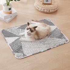 데이소이 고양이 다양한 사계절 방석 매트, 05 흑백, 1개