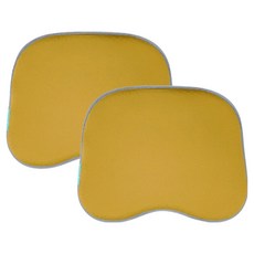 BALANCEON 倍力舒 Beta Gel FIT L號坐墊2入 + 椅套2入組, 芥末黃