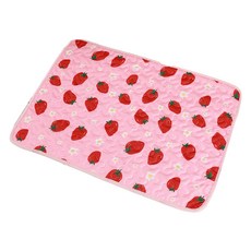 데이소이 고양이 러블리 사계절 방석 매트, 03 딸기, 1개
