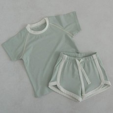 피카부 아동용 주스 래쉬가드 상하의 세트