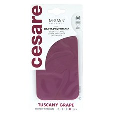Mr&Mrs FRAGRANCE Cesare 卡片型多功能車用芳香劑, 1個, 托斯卡尼葡萄