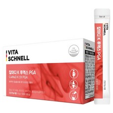 Nutrione Vita Schnell 鈣鎂維他命D K 2X PGA 30入, 1個, 180g