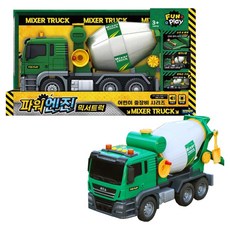 AJOJ 動力引擎攪拌車 重型機具, 1個, 混色