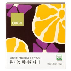 ORGA 蜂蜜生薑暖風茶, 1.3克, 10個, 13g, 1個