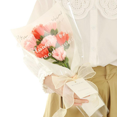 Everis 毛根花束製作 DIY套組, 1套, 09 康乃馨