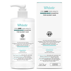 WHISTLE 狗狗皮膚健康 亮澤絲滑潤澤健康洗髮精, 323ml, 1個