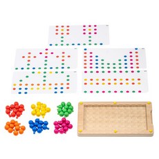 Toys for Life TFL 色彩插釘圖案遊戲 pin pattern 套組, 1套, 60件