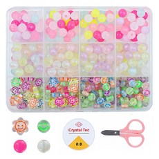 제이콕스 팔찌 목걸이 diy 재료 부자재 세트, 혼합색상, 1세트