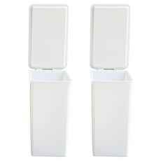 抽屜小物整理收納盒 一體式, 白色, 2個