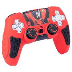 HOHOO PS5 Pro Slim 控制器 DualSense Elite 矽膠握把保護套, 死侍, 單一商品, 1個