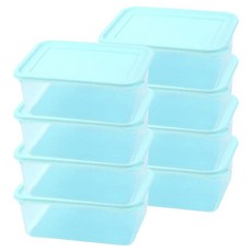 생활엔 뉴 말랑핏 심플 냉동실 정리용기 4호 1.4L, 8개, 단품