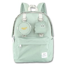 Himawari 筆電超輕量鑰匙圈學生後揹包 No.0422, 薄荷綠, 1個