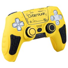 HOHOO PS5 Pro Slim 控制器 DualSense Elite 矽膠握把保護套, 電馭叛客, 單一商品, 1個