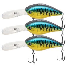 SAPA 雙殺 DKDC60F-K007 曲柄魚餌, 混色, 3個