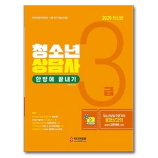 2025 청소년 상담사 3급 한방에 끝내기, 미디어정훈