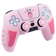 HOHOO PS5 Pro Slim 控制器 DualSense Elite 矽膠握把保護套, 卡比, 單一商品, 1個