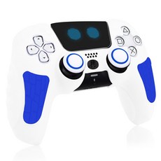 HOHOO PS5 Pro Slim 控制器 DualSense Elite 矽膠握把保護套, 宇宙機器人, 單一商品, 1個