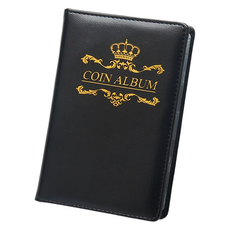 Waxstore 全世界錢幣收藏冊 120格 黑色皇冠 15 x 16 cm, 1個