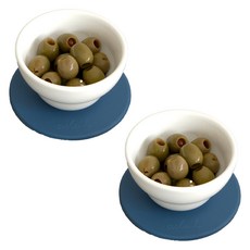 에이드엘 호떡 실리콘 컵받침, 터키블루, 2개