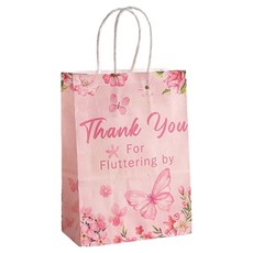 Maket Gamseong 蝴蝶感謝托特包, 24個, 粉紅色 類型1