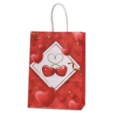 Maket Gamseong 紅色禮物袋 小型, 櫻桃, 24個