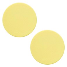 에이드엘 호떡 실리콘 컵받침, 라이트옐로우, 2개