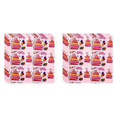 알로데 컬러풀파티 포장지 5p 세트 50 x 70 cm, NO.07 핑크케이크, 2세트