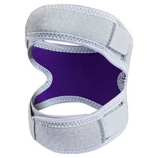 Angmet雙層超薄矽膠護膝 灰色, 1個