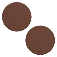 에이드엘 호떡 실리콘 컵받침, 초코브라운, 2개