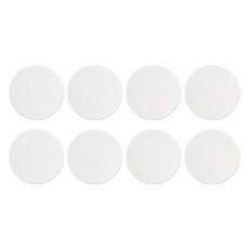 ade.l 韓式糖餅矽膠杯墊, 8個, 白色