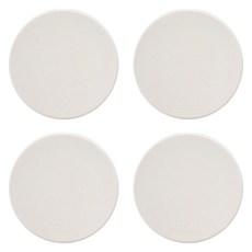 에이드엘 호떡 실리콘 컵받침, 베이지, 4개