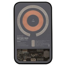 슈틸루스터 퀵차지 고속 맥세이프 보조배터리 5000mAh C타입, BLACK, ST-PBM5000