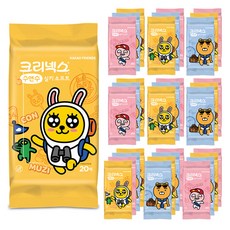 크리넥스 수앤수 카카오 물티슈 휴대형, 72개, 45g, 20매입
