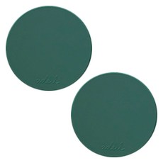 에이드엘 호떡 실리콘 컵받침, 카키, 2개