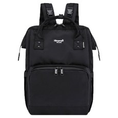 Himawari 筆記型電腦多功能收納旅行後揹包 No.1211, 1個, 黑色