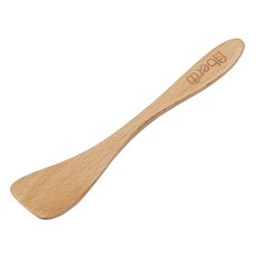 AberW 雅柏 山毛櫸木彎柄小鏟,天然材質安全無毒總長約15cm, 1支, 單一顏色