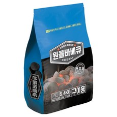 원콜 야자숯 캠핑 바베큐 차콜 일반형, 5.4kg, 1개