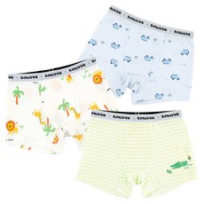 메이키즈 남아용 사파리크로커 모달 드로즈 3종 세트