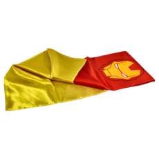 愛北鼻 男童款英雄系列 萬聖節披風變裝 雙層披風 鋼鐵人, 70 x 90cm