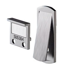 上手家居 磁吸門檔 304不鏽鋼 免打孔安裝 居家安全防護 門擋, 1組