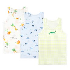Maykids 男童野生動物園鱷魚莫代爾背心3件組