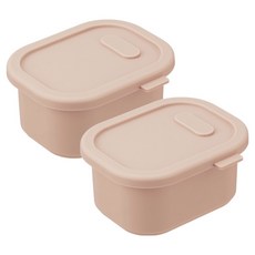 Diar Dolce白金矽膠冷凍密封副食品保存容器, 06 嬰兒粉, 2個, 200ml